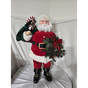 Huge 32" Vintage Santa Claus Sams Club Holiday Collection Freestanding W/box
